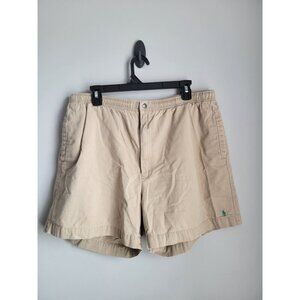 Vintage Polo Ralph Lauren Shorts Men XL Brown Elastic Waist Drawstring 6" Inseam